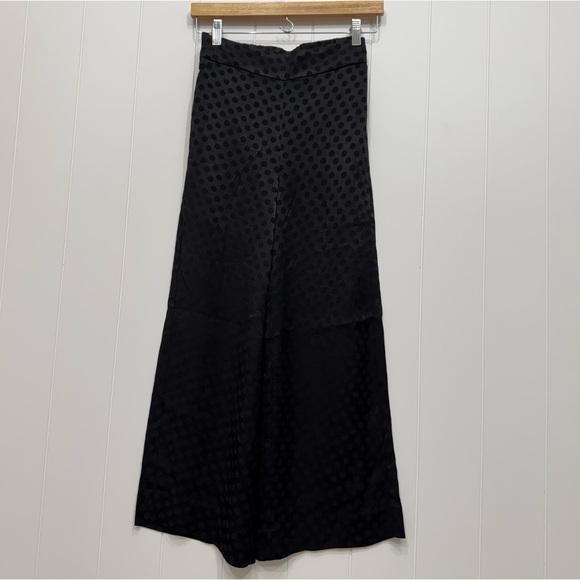 Madewell Wide Leg Drapey Jacquard Huston Pull On Crop Pants Size XS NWT - Picture 2 of 11